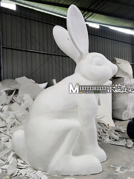 重慶泡沫雕塑兔子