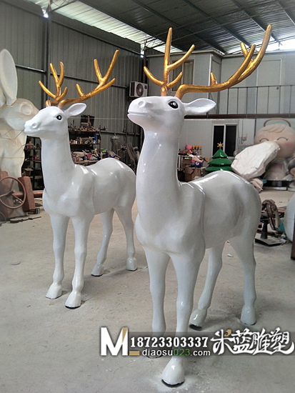 泡沫雕塑鹿子