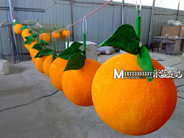 重慶泡沫雕塑橘子