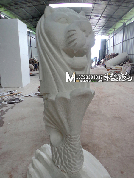重慶泡沫雕塑制作獅尾魚