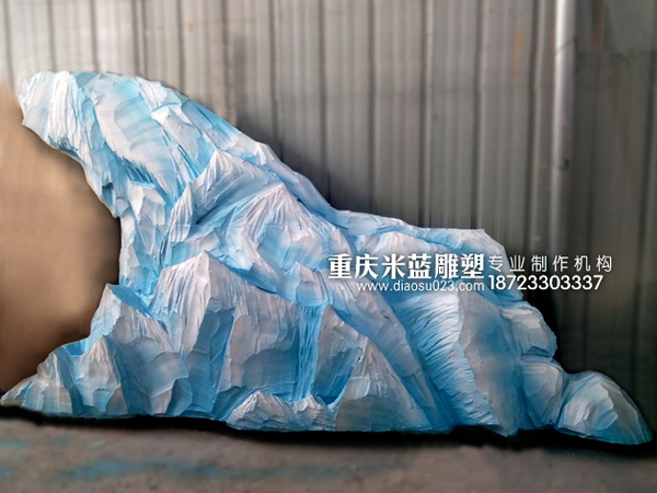重慶雕塑泡沫雕塑制作《冰山、企鵝》