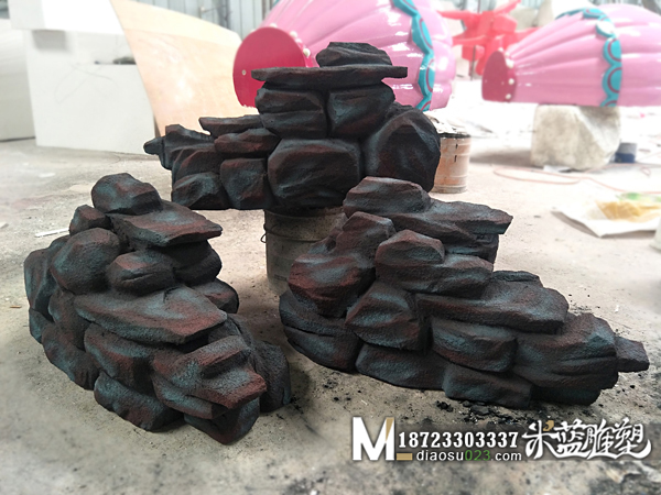重慶哪里買石頭假山泡沫雕塑