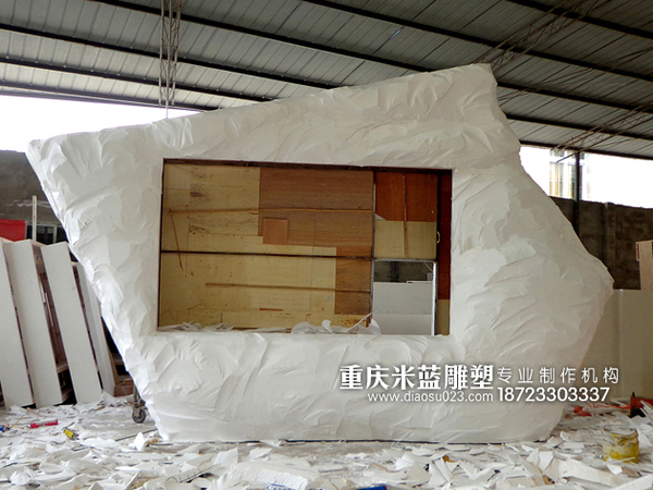 重慶雕塑會展展覽泡沫雕塑《巖石石頭》