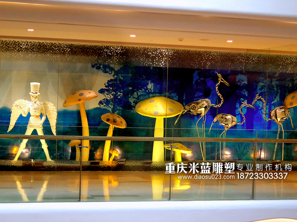 重慶雕塑商場美陳櫥窗雕塑
